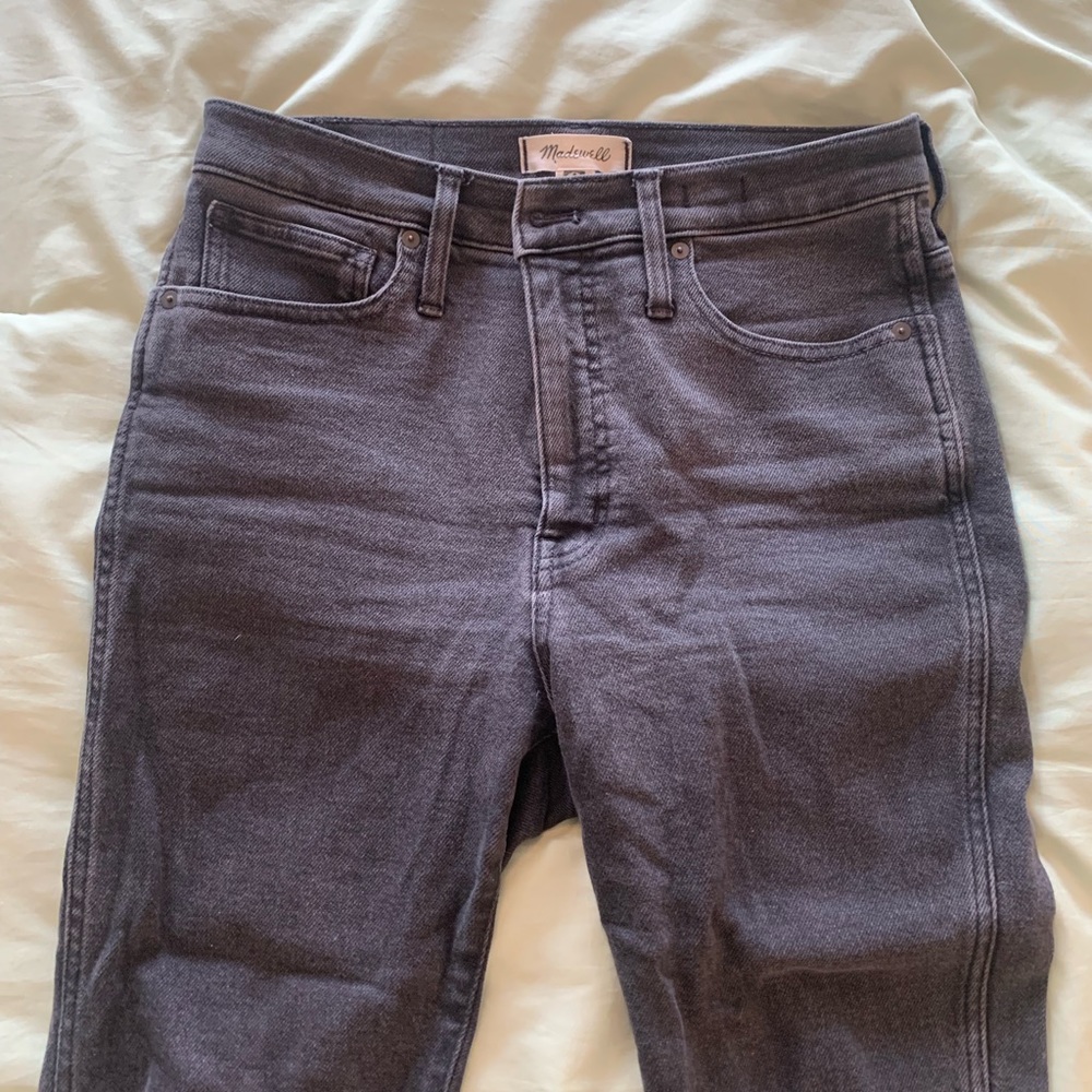 Madewell High Rise Slim Straight Jeans